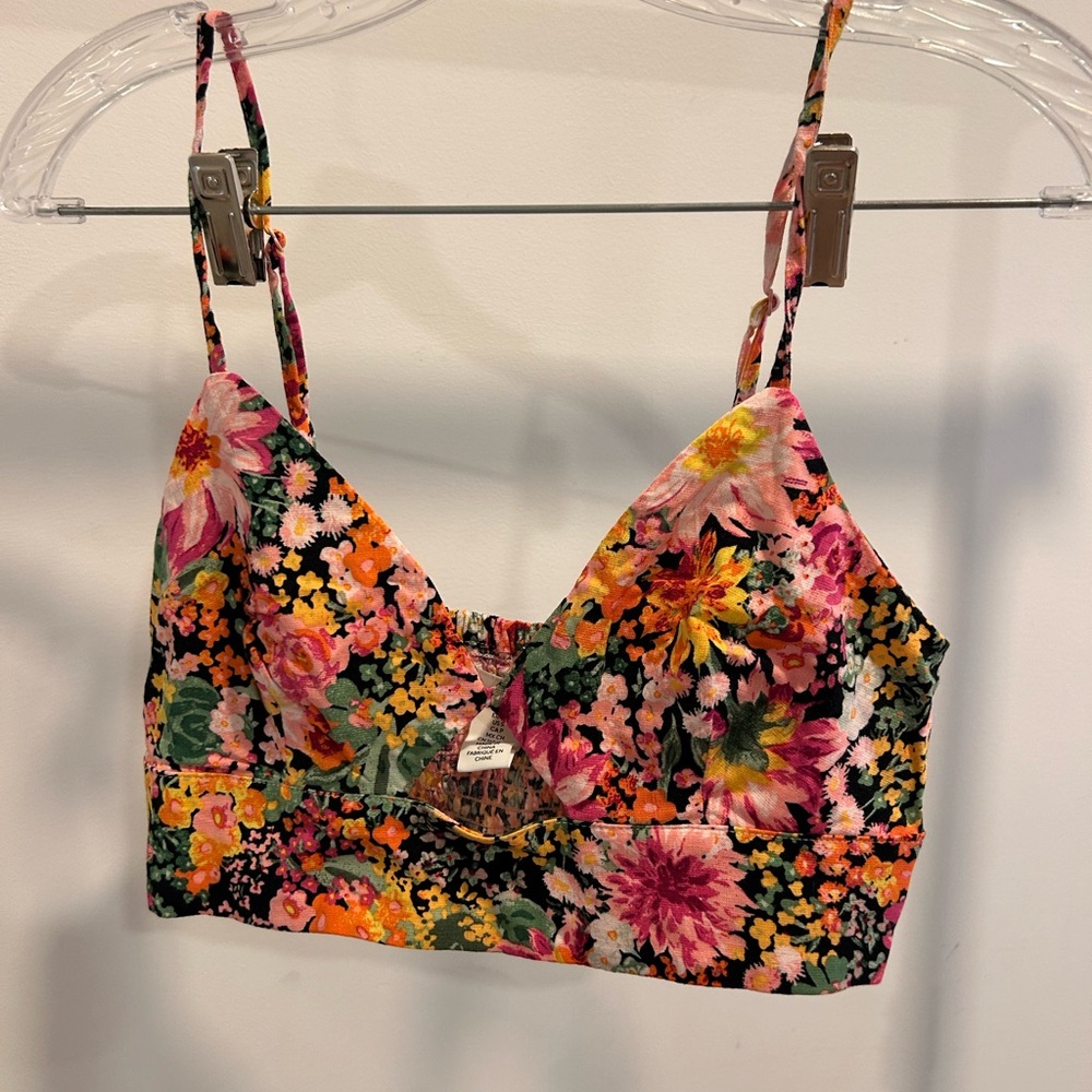 H&M Colorful Floral bralette